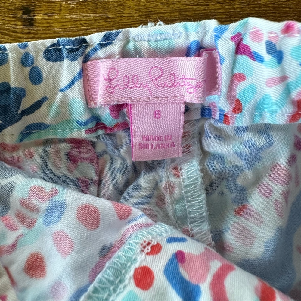 Lilly Pulitzer little girls size 6 shorts